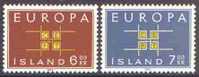 CEPT / Europa 1963 Islande N° 328 Et 329 ** - 1963
