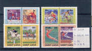 St. Lucia Yv. 668-75 MNH - Ete 1984: Los Angeles