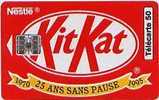 KIT KAT 50U SC7 01.95 BON ETAT - 1995