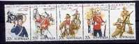 Australia Australie 1985 Yvertn° 893-97 *** MNH Cote 5,50 € Uniformes Militaires - Nuevos