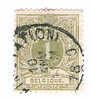 Belgique - 1884 - COB 42 - Oblit. - 1869-1888 Liggende Leeuw