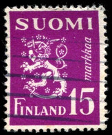 Pays : 187,1 (Finlande : République)  Yvert Et Tellier N° :   366 (o) - Oblitérés