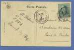 167 Op Postkaart Met Duitse Brugstempel HUCCORGNE (noodstempel) - 1919-1920  Re Con Casco