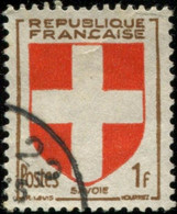 Pays : 189,06 (France : 4e République)  Yvert Et Tellier N° :  836 (o) - 1941-66 Wapenschilden