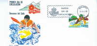 CANOE FDC ESPAGNE 1985 CANOE KAYAK - Kanu