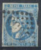Lot N°3528  N°46B   20c Bleu, Coté 25 Euros - 1870 Ausgabe Bordeaux
