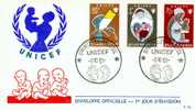 FDC N° 85 Ordi Du 8-10-1960 - COB 1153-1154-1156 - Cachet De Bruxelles - Unicef - 3€ - 1951-1960