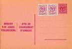 AP - Entier Postal - Carte Postale Avis De Changement D'adresse N° 13 - Chiffre Sur Lion Héraldique - 0,60 C Lilas - NF - Adreswijziging