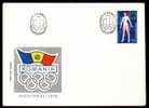 Romania 1976 FDC With Nadia Comanec,Olympic Games Montreal. - Gymnastiek