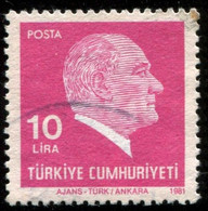 Pays : 489,1 (Turquie : République)  Yvert Et Tellier N° :  2310 (o) - Usati