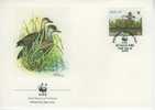 W0187 Canard Dendrocygna Arborea Bahamas 1988 FDC Premier Jour WWF - Entenvögel