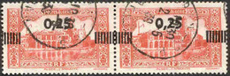 Pays :  19 (Algérie Avant 1957)   Yvert Et Tellier N°: 148 (o) Paire Horizontale - Usati