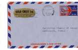 MARCOPHILIE /ENTIER POSTAL/AEROGRAMME USA LOS ANGELES   1963 SUPERBES TIMBRES A DATE - 3c. 1961-... Storia Postale