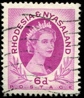 Pays : 404 (Rhodésie-Nyassaland : Colonie Britannique)  Yvert Et Tellier :     7 (o) - Rhodesien & Nyasaland (1954-1963)