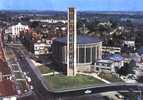 Cpsm Yvetot (76, Seine Maritime) Vue Aérienne, Quartier De L´église St-Pierre. Datée 1969 - Yvetot