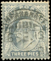 Pays : 230,3 (Inde Anglaise : Empire)  Yvert Et Tellier N° :   57 (o) - 1902-11 King Edward VII
