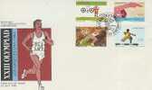 ZIMBABWE 1984 FDC Olympic Games 289-292 F650 - Zomer 1984: Los Angeles