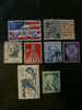 Lot De 8 Timbres USA - Collections