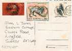 Postal Card SAN MARINO Pour England 1985 - Lettres & Documents
