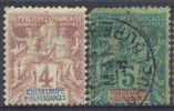 Lot N°3725 GUADELOUPE  N°29-30-32-33,  Coté 7.30 Euros - Andere & Zonder Classificatie