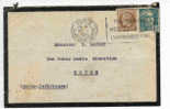 Lettre 4f50 Lsi Du 27/01/1947 Tarif 2/01/1947 2f50 Cérès De Mazelin+ 2f Marianne De Gandon Lettre De Deuil - 1945-47 Ceres Of Mazelin