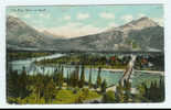 CPA Colorisée Canada The Bow River At Banff édit Stephen J. Thompson à Vancouver écrite Timbrée En 1910 - Vancouver