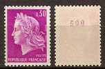 0.30 C Marianne De Cheffer Roulette N° 1536 B Numéro Rouge à Bas Prix Cote 14 Euros. - Coil Stamps