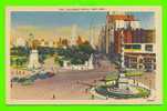 NEW YORK CITY, NY - COLUMBUS CIRCLE ANIMATED TRAMWAYS  AND CARS - - Plaatsen & Squares