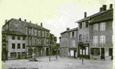 SAINT-LAURENT-DE-CHAMOUSSET - La Place Et L'Hôtel Faye - Saint-Laurent-de-Chamousset