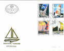 VOILE FDC YOUGOSLAVIE 1985 - Voile