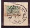 Belgie Demi Halve TX1 Marchienne-au-pont 1894 - Briefmarken