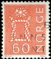 Pays : 352,03 (Norvège : Olav V)  Yvert Et Tellier N°:   445 Aa (o) - Used Stamps