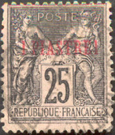Pays : 277,4 (Levant : Bureaux Français)  Yvert Et Tellier N°:  4 (o) - Gebraucht
