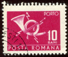 Pays : 410 (Roumanie : République Socialiste)  Yvert Et Tellier N° : Tx   129 A Droite (o) / Michel 115 B - Postage Due