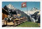 Station Grindelwald First Mit Wetterhorn Und Schreckhorn (06-1141) - Grindelwald