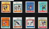 POLAND 1966 SOCCER WORLD CUP SET OF 8 + MS NHM ( FOOTBALL SPORTS ) - Nuevos