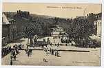 CP BOURGOIN Le Champ De Mars Jeu De Boules Très Belle Carte Animée Ayant Circulée - Bourgoin