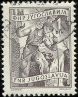 Pays : 507,2 (Yougoslavie : République Démocratique Fédérative)   Yvert Et Tellier N° :    600 (o) - Usados