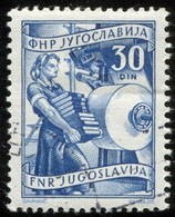 Pays : 507,2 (Yougoslavie : République Démocratique Fédérative)   Yvert Et Tellier N° :    595 (o) - Gebruikt