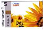 SUNFLOWER ( Switzerland ) Tournesol - Soleil - Girasol - Girasole - Sonnenblume - Sunflowers - VERY RARE Suisse Card - Flowers