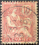Pays : 277,4 (Levant : Bureaux Français)  Yvert Et Tellier N°: 14 (o) - Gebraucht