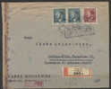 132 - GERMANIA , BOEMIA E MORAVIA , PRAGA  4/7/1943  RACCOMANDATA - Covers & Documents