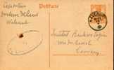 P155-010 - Entier Postal - Carte Postale Occupation Allemande N° 10 - 8 Cent. Sur 7.5 Pfennig Orange De XI-1916 - Belgische Armee