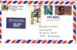 GOOD POSTAL COVER USA ( Detroit ) - ESTONIA 2005 - Good Stamped : Olympic / Washington / Baldwin - Cartas & Documentos