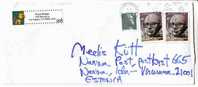 GOOD POSTAL COVER USA ( Los Angeles ) - ESTONIA 2005 - Good Stamped : Washington / R. Buckminster Fuller - Cartas & Documentos