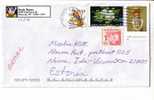 GOOD POSTAL COVER USA ( Missoula ) - ESTONIA 2004 - Good Stamped : Painting / Bird - Cartas & Documentos