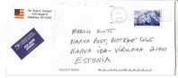 GOOD POSTAL COVER USA ( Madison ) - ESTONIA 2005 - Good Stamped : Mountain - Air Mail - Cartas & Documentos