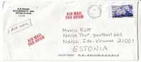GOOD POSTAL COVER USA ( Manchester ) - ESTONIA 2005 - Good Stamped : Mountain - Air Mail - Cartas & Documentos