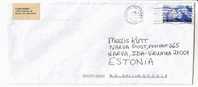 GOOD POSTAL COVER USA ( Olympia ) - ESTONIA 2005 - Good Stamped : Mountain - Air Mail (2) - Cartas & Documentos