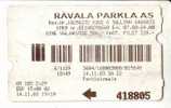 ESTONIA - TALLINN - PARKINGHOUSE " RAVALA PARKLA " Ticket 2003 - Europa